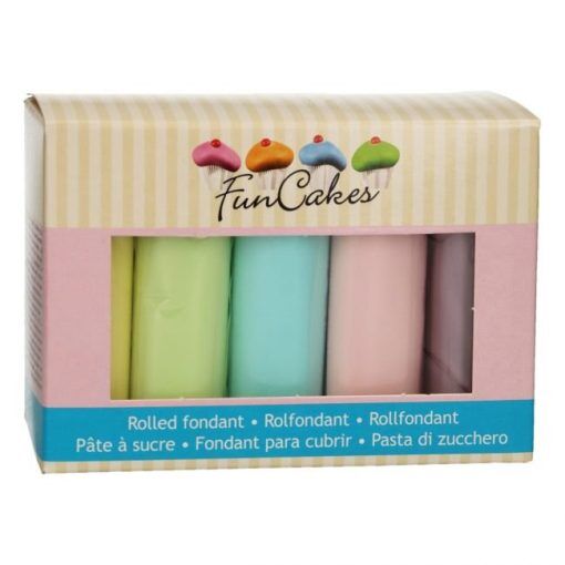 Sugarpaste - Mixpack - Pasteller - Mixpack Sugarpaste, Sugarpaste