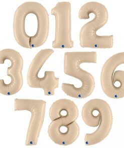 Sifferballong - Cream - 1 m - Sifferballonger, Ballonger