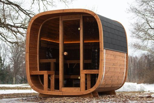 Saunasell Dice Comfy 4 to 5 Person Outdoor Sauna