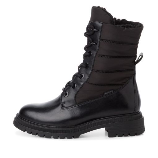 Tamaris Fodrade Kängor i Skinn Svart (Dam) - Black - 38