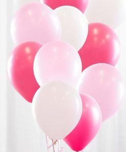 Ballongbukett - Premium - Babyrosa - Ballongbuketter, Ballonger