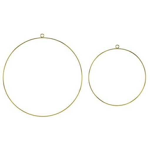 Metallringar - 2-pack - Guld - DIY-produkter, DIY & Pyssel
