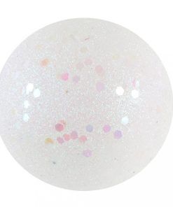 Glitterbollar - Vita - 1cm - 50 st - Dopkonfetti, Dopdekorationer