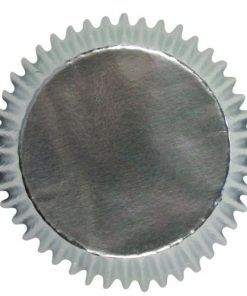 Minimuffinsformar - Metallic - Silver - 36 st - Baby Shower-bakning, Baby Shower
