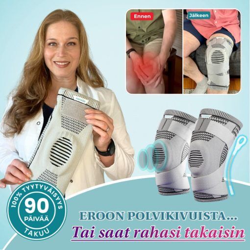Norelie AktivLife Kompressiopolvituki Jatkuvaan Polvikipuun - Paras Tuki Jatkuvaan Polvikipuun - Niveltuet Ja Lumpion Stabilisaattori, XL - 81-100 kg / 3x AktivLife