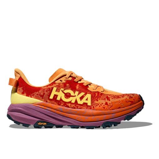 HOKA Speedgoat 6 traillöparskor (herr) - Sherbet/Beet Root - 50 ⅔