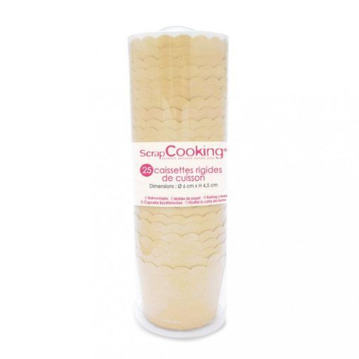 Stabila bakformar - ScrapCooking - Kraft - 25-pack - Stabila bakformar, Cupcakes & Muffins