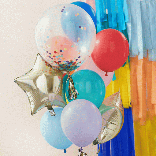 Ballongbukett - Mix it Up - Rainbow - Ballongbuketter, Ballonger