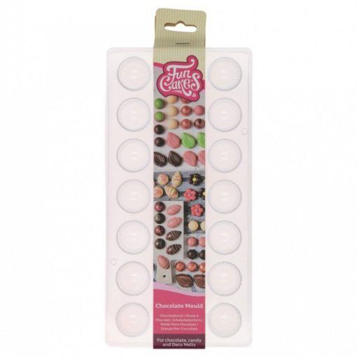 Chokladform - FunCakes - Twist Swirl - Runda formar, Bakformar