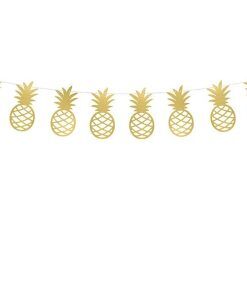Girlang - Aloha - Pineapples - Vimplar till kalas, Kalasdekorationer