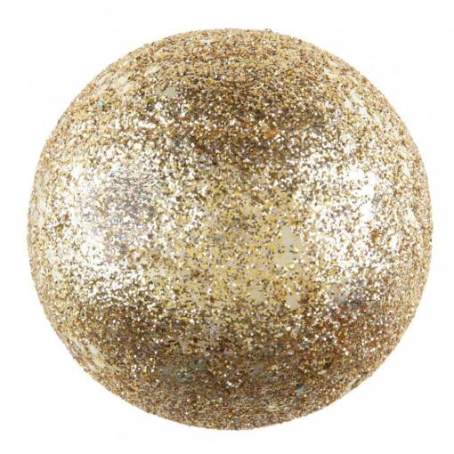 Glitterbollar - Guld - 1cm - 50 st - Dopkonfetti, Dopdekorationer