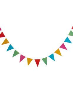 Vimpel - Rainbow - 3,6 m - Vimplar till kalas, Kalasdekorationer
