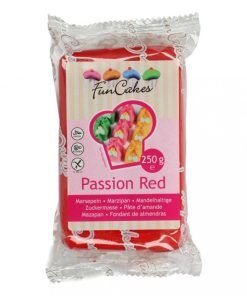 Marsipan - Passion Red - Funcakes - Marsipan