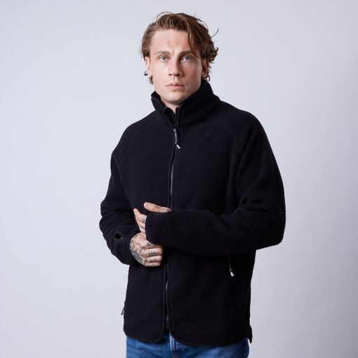 CLN Athletics Fleecejacka Svart Herr Clark fleece jacket Black