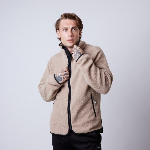 CLN Athletics Fleecejacka Beige Herr Clark fleece jacket Beige