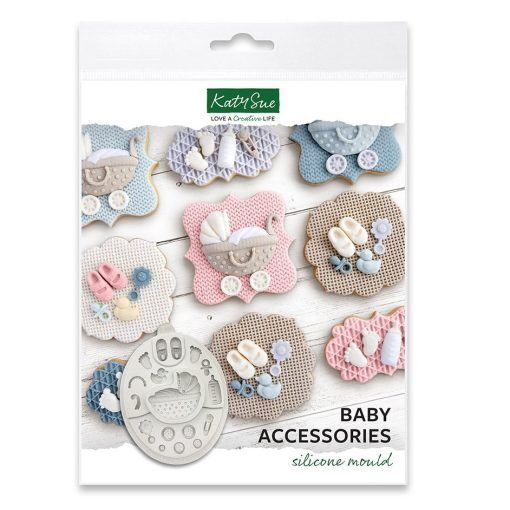 Silikonform - Katy Sue - Babyaccessoarer - Dopbakning
