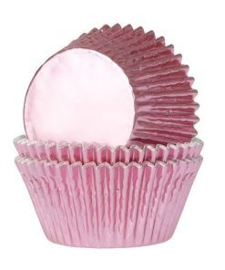 Minimuffinsformar - Metallic - Ljusrosa - 36 st - Miniformar, Cupcakes & Muffins
