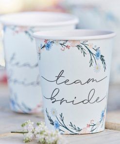 Pappmuggar - BOHO Bride - 8-pack - Pappmuggar, Dukning