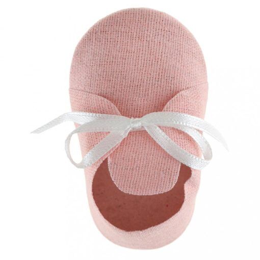 Favor - Babyskor - Rosa - 4-pack - Favors till dop