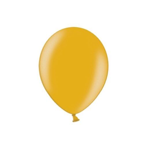 Miniballonger - Metallic - Guld - 10-pack - Miniballonger, Ballonger