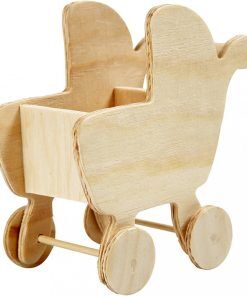 Miniatyr - Barnvagn - Favors till dop
