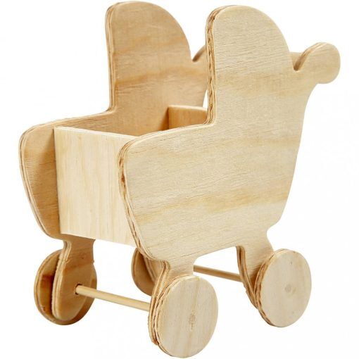 Miniatyr - Barnvagn - Favors till dop