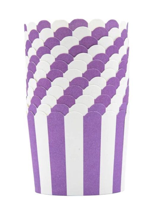 Stabila muffinsformar - Lila/Vit - 12 st - Stabila bakformar, Cupcakes & Muffins