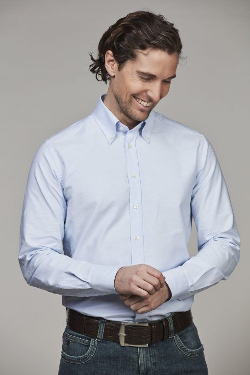 Skjorta, Classic Oxford Shirt, Ljusblå, M, Hansen & Jacob - M