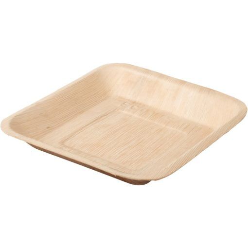 Tallrikar av palmblad - Storpack 25 st - 24 cm - Papptallrikar, Dukning
