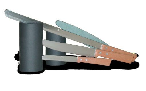 Armacell ArmaFlex Messer Set 4 teilig für Kautschukprodukte mit Schleifstein