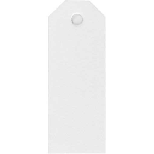 Tags - 8 cm - Vit - 20-pack - Etiketter & Tags till inslagning, Presentinslagning
