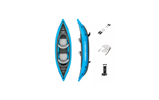 Bestway Hydro Force Kajak Set 4 teilig für 2 Personen Cove Champion X2 331 x 88 x 45 cm