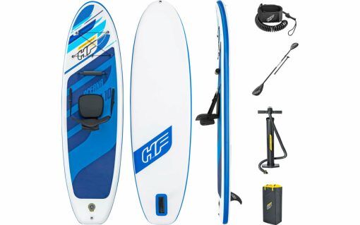 Bestway Ocean SUP aufblasbares Stand-Up-Paddling Board inkl. Paddel und Luftpumpe