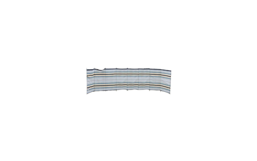 Blue Diamond gestreifter Windschutz 7,3 x 1,22 Meter blau rot