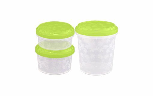 BranQ Frischhaltedosen Rund 3er Set