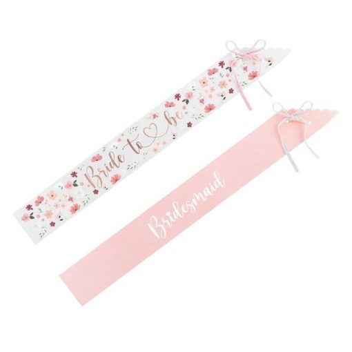 Sash - Bride to be & Bridesmaid - Mix - 6-pack - Sasher