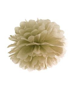 Pom Pom - Guld - Storlek: 25 cm - Pom Poms, Kalasdekorationer