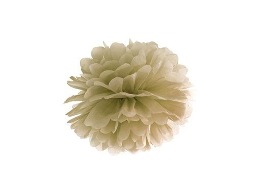 Pom Pom - Guld - Storlek: 25 cm - Pom Poms, Kalasdekorationer