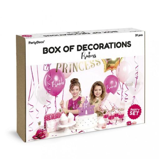 Dekorationsbox - Princess - Dekorationsboxar till kalas