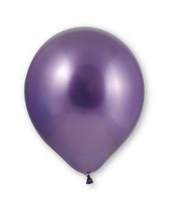 Chromeballonger - 10-pack - Lila - Baby Shower-ballonger, Baby Shower