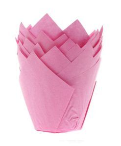 Muffinsformar - Tulip - Rosa - Baby Shower-bakning, Baby Shower