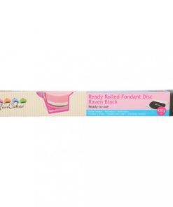 Utkavlad sugarpaste - Ready Rolled - Svart - Utkavlad sugarpaste, Sugarpaste
