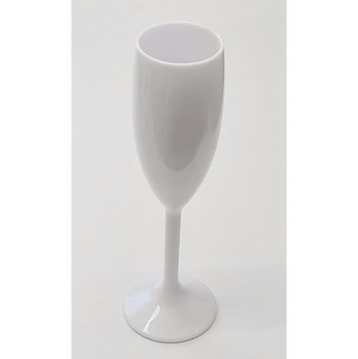 Glas - Skumpa - Vitt - 24 cm - Pool Party, Sommarfest