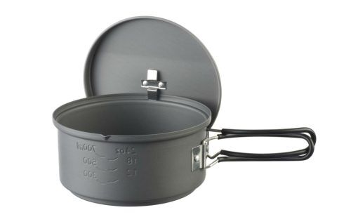 Esbit Trockenbrennstoff Kochset 3teilig Aluminium mit Stand 585 ml