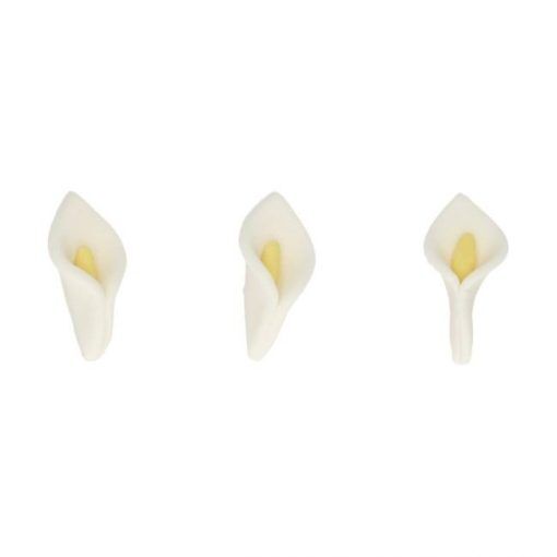 Sockerdekorationer - Blommor - Vita liljor - Sockerdekorationer