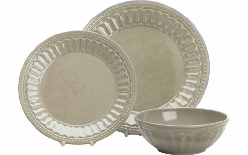 Flamefield Amalfi Geschirr-Set 12 tlg. Vintage Blue