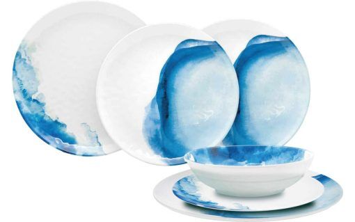 Flamefield Deep Sea Melamin Geschirr-Set 12-tlg.