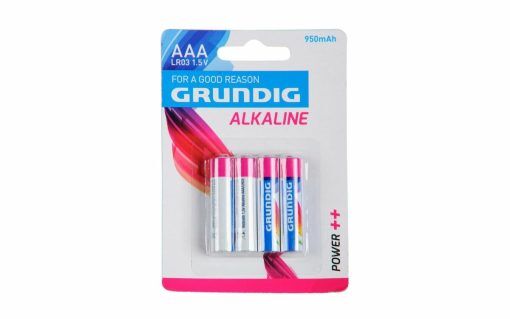 Grundig Alkaline Betterie Micro AAA 1,5 V 4er-Pack