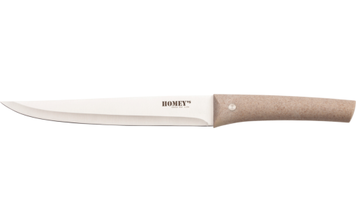 Homeys Vitt Fleischmesser 33 cm beige/silber