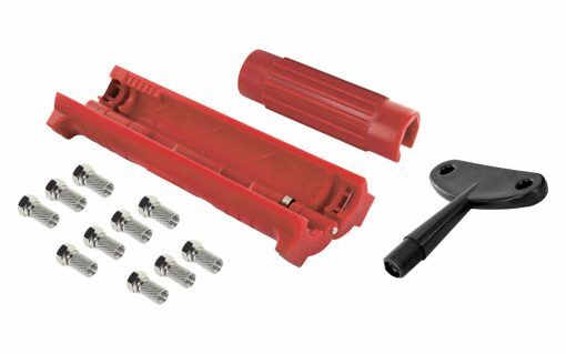 InnTec F-Stecker Montageset mit Abisolierer und Aufdrehhilfe